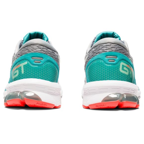 ASICS WOMEN'S GT-1000 9 RUNNING SHOES, 8, PIEDMONT GREY/BIO MINT - Picture 5 of 6